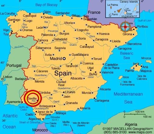 ਸਿਵਿਲ espana ਨਕਸ਼ਾ