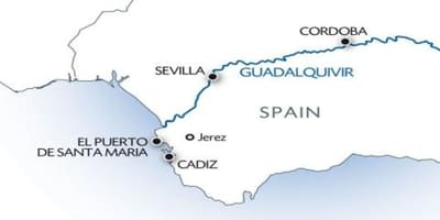 Guadalquivir ਨਕਸ਼ਾ